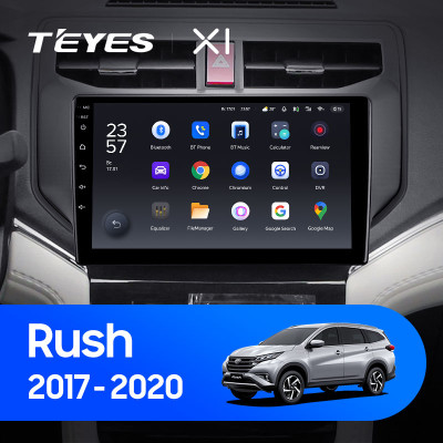 Штатная магнитола TEYES X1 9.0" 2 Gb для Toyota Rush 2017-2020