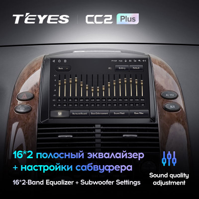 Штатная магнитола TEYES CC2 Plus 9.0" 3 Gb для Toyota Sienna 2003-2010