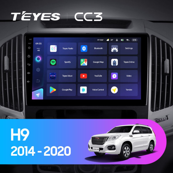 Штатная магнитола TEYES CC2 Plus 9.0