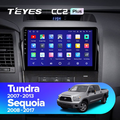 Штатная магнитола TEYES CC2 Plus 10.2" 3 Gb для Toyota Tundra 2007-2013