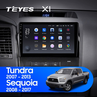 Штатная магнитола TEYES X1 10.2" 2 Gb для Toyota Tundra 2007-2013
