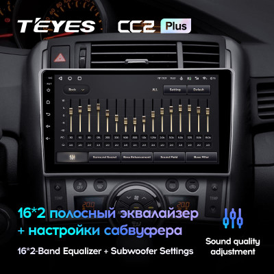 Штатная магнитола TEYES CC2 Plus 9.0" 3 Gb для Toyota Verso-S 2009-2018