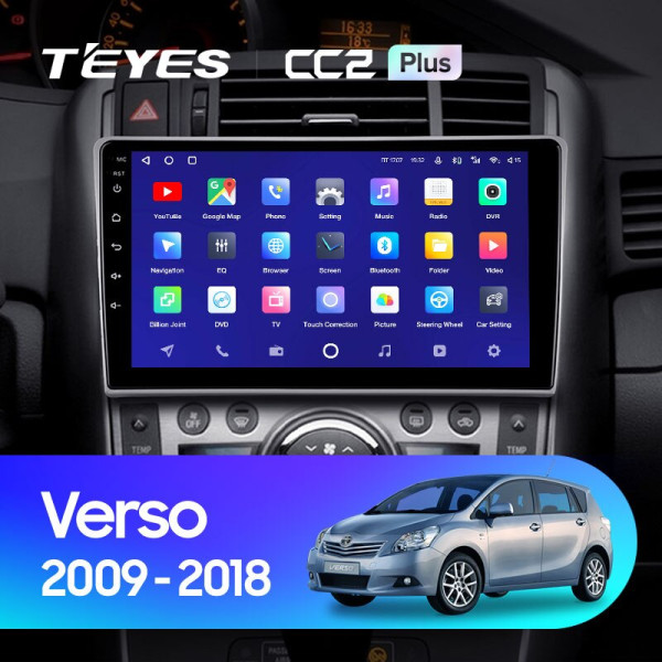 Штатная магнитола TEYES CC2 Plus 9.0
