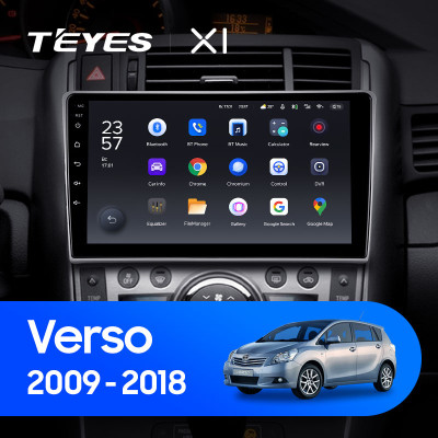 Штатная магнитола TEYES X1 9.0" 2 Gb для Toyota Verso-S 2009-2018
