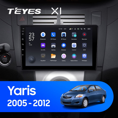 Штатная магнитола TEYES X1 9.0" 2 Gb для Toyota Yaris 2005-2012 B