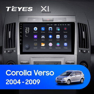 Штатная магнитола TEYES X1 9.0" 2 Gb для Toyota bB 2000-2005